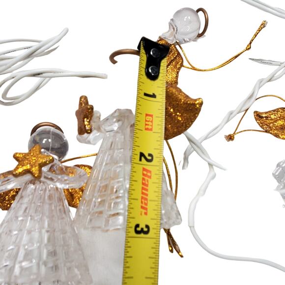 Vtg 2003 Avon Eight Angels String Lights Christmas Cherub Tested Working Y2K - Picture 8 of 10